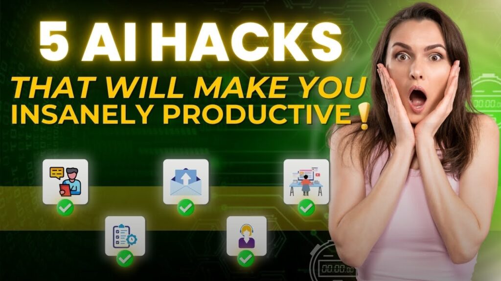 🚀 5 AI Hacks That Will Make You Insanely Productive!