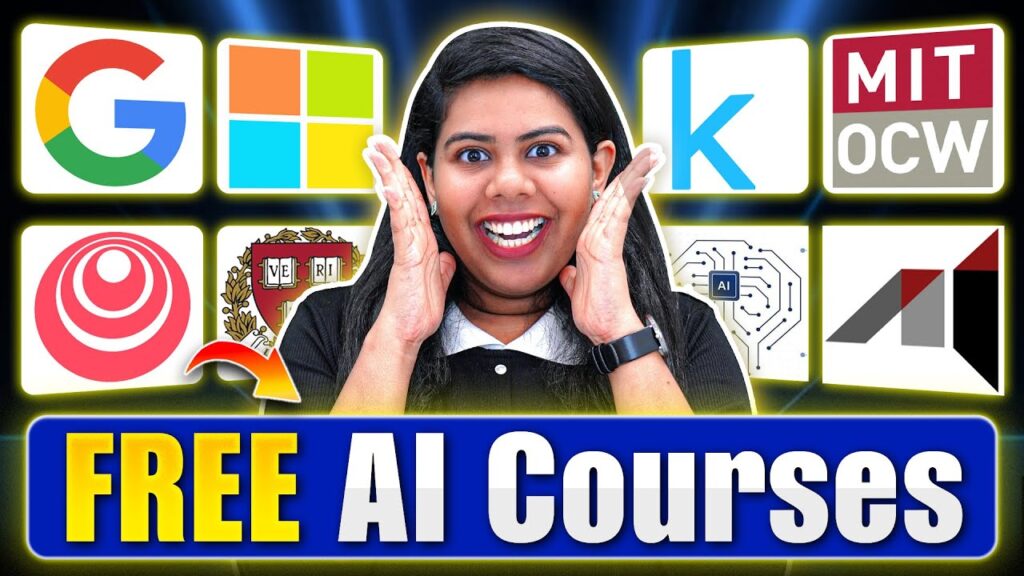 5 FREE AI Courses For Beginners in 2025 | Learn from Harvard, MIT & Google #BTech #AI #BTechJob #Eng