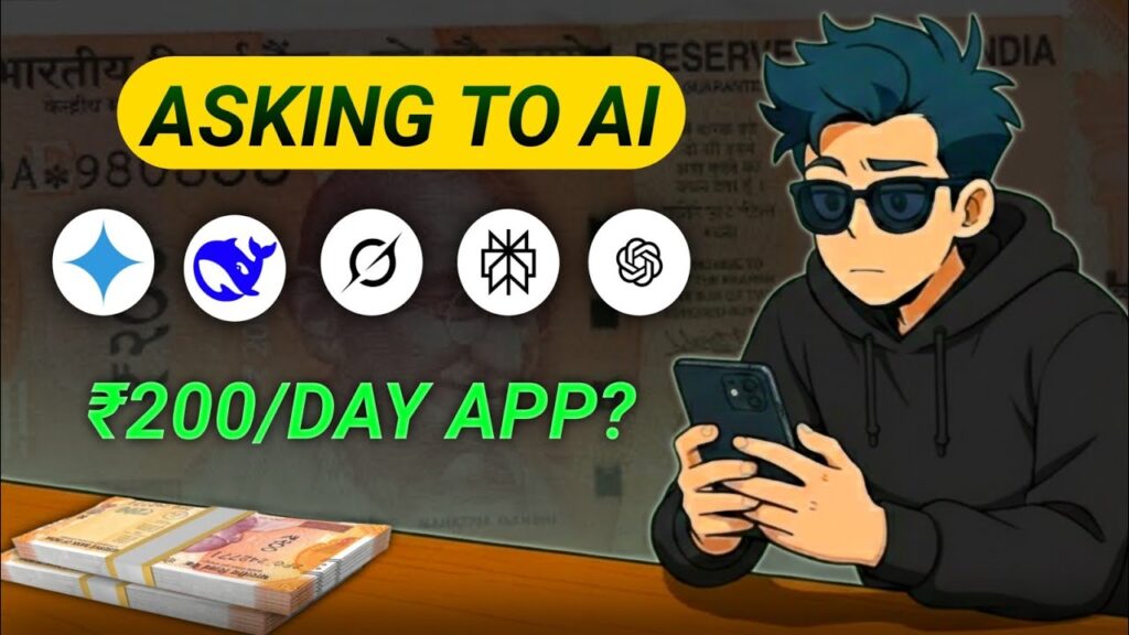 AI Told me this App's to Earn ₹200/day