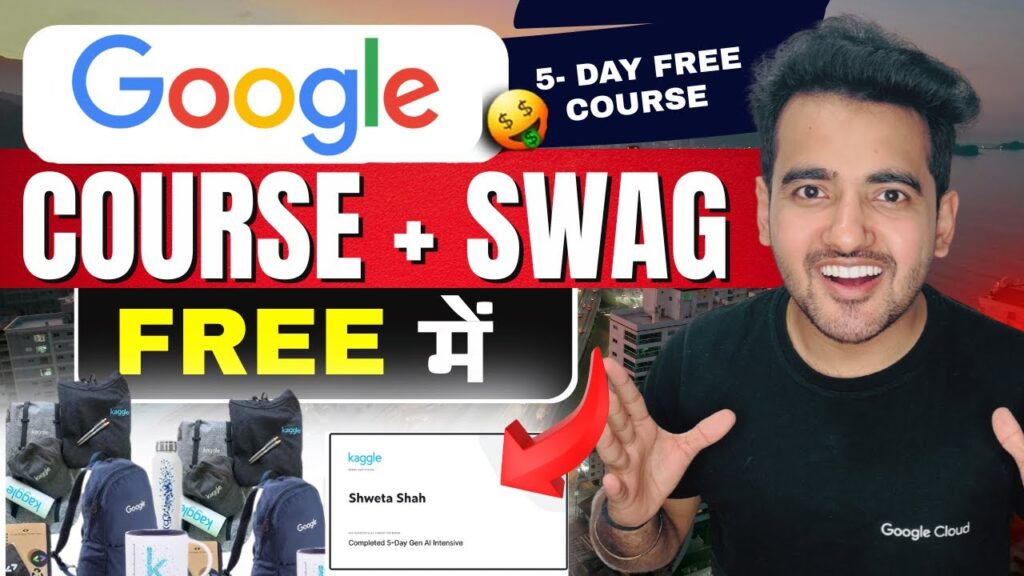Google Launched Free 5-Days Online Course With Free Swags | Google AI Agents Free Course 2025
