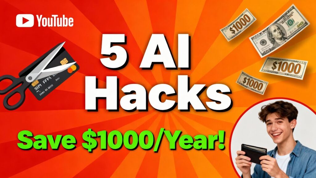 5 AI Hacks to Cut Expenses: Save $1000/Year in 2025