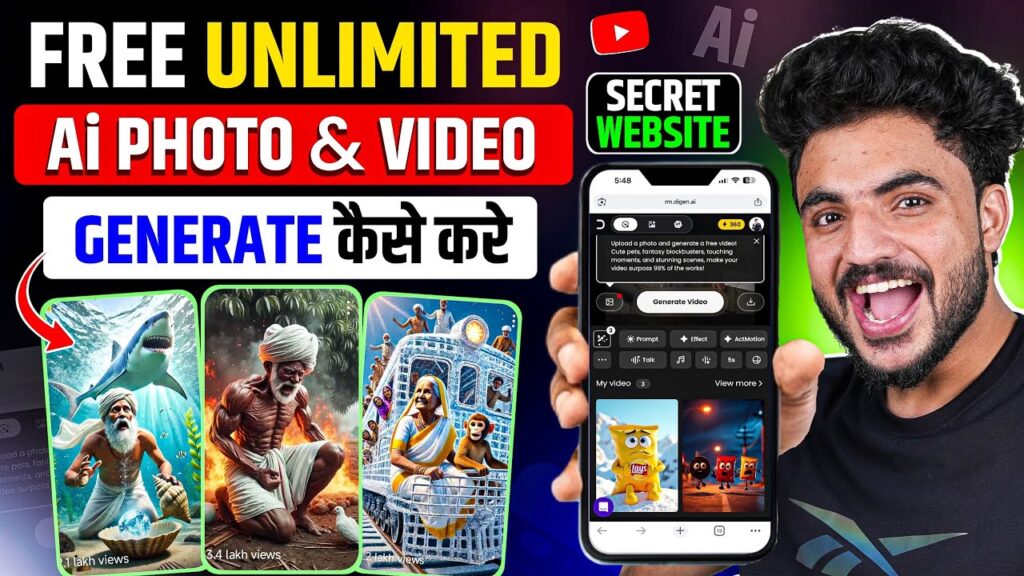FREE UNLIMITED AI Video Generator 🔥 Best Text-to-Video AI Tool | ai video kaise banaye free main