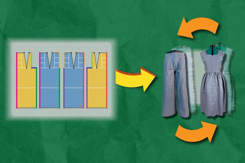 New software designs eco-friendly clothing that can reassemble into new items | MIT News New software designs eco-friendly clothing that can reassemble into new items | MIT News