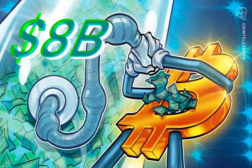 Bitcoin ‘Money Vessel’ Amasses $8B, Recovery Lacks ETF Inflows Bitcoin 'Money Vessel' Amasses $8B, Recovery Lacks ETF Inflows